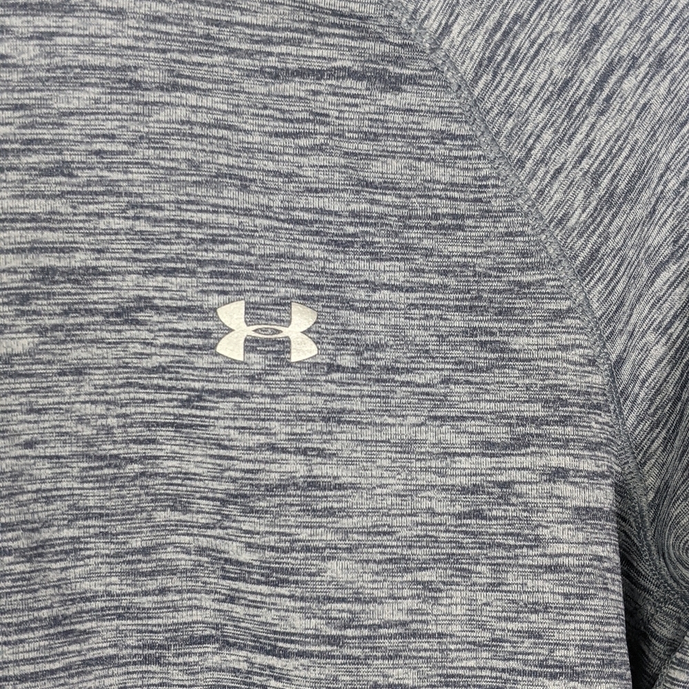 Under Armour Tech Half Zip Pullover Long Sleeve Armour Graphic Women's M Gray - Picture 2 of 10